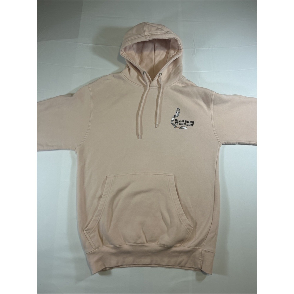 Billabong Ron Jon Unisex‎ Light Pink Hoodie Size Medium Punk Skater Surfing